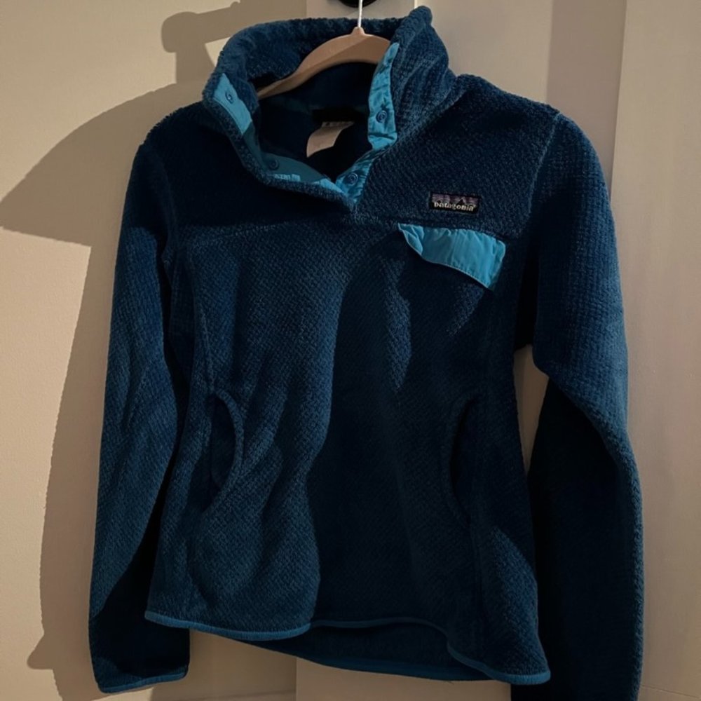 Patagonia blue fleece